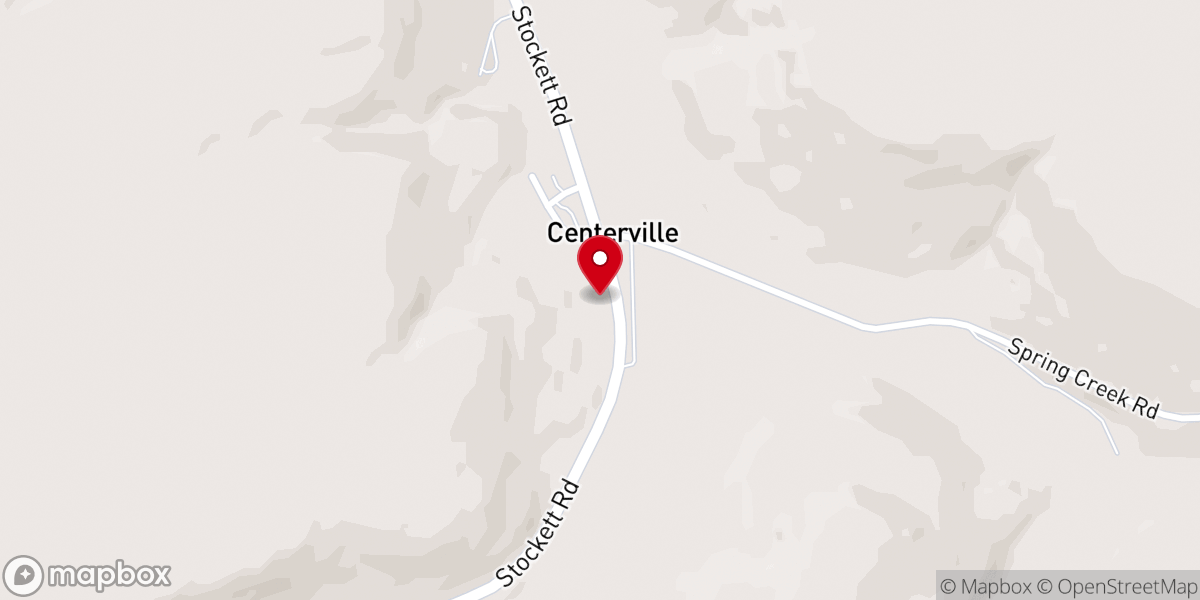 Map showing location of Holy Trinity Catholic Church