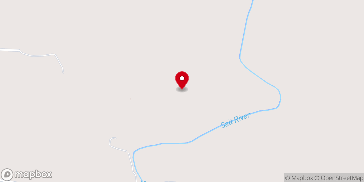 Map showing location of Bluegrass Pike Baptist Church