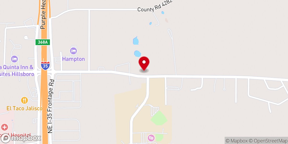 Map showing location of The Heights Church- Hillsboro