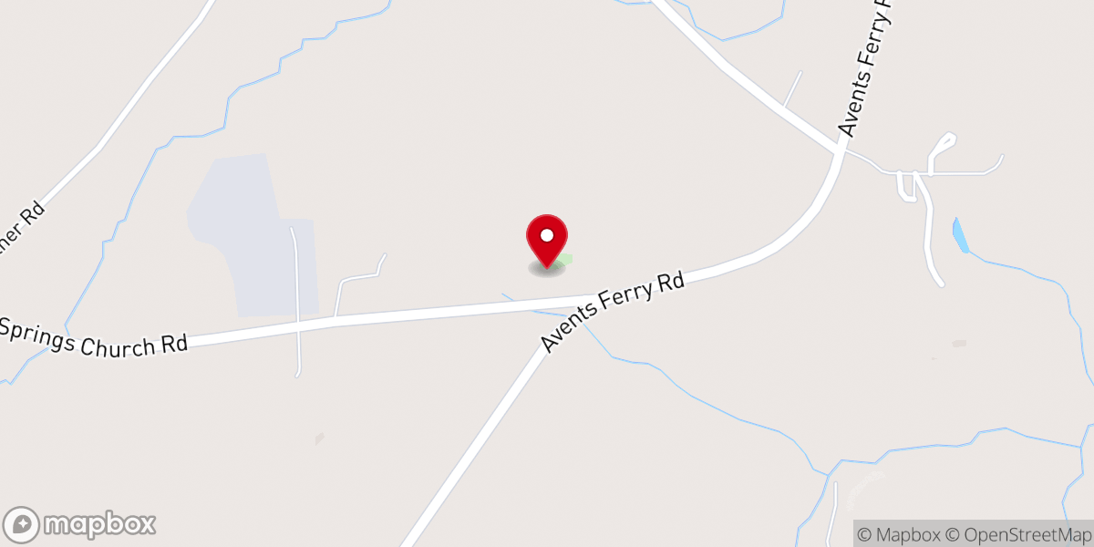 Map showing location of Memphis Church