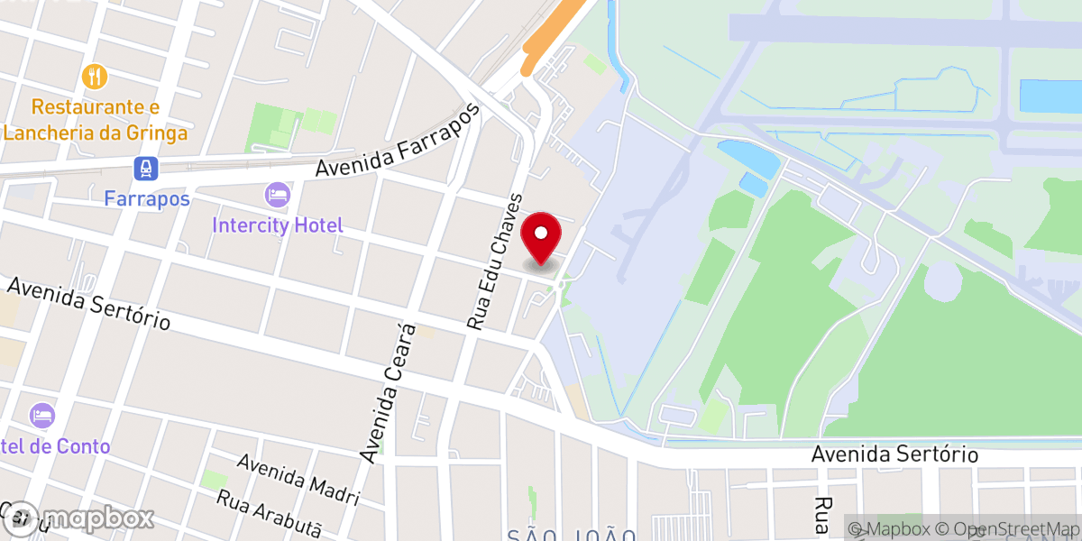 Map showing location of Igreja Batista Mont'Serrat | Aeroporto