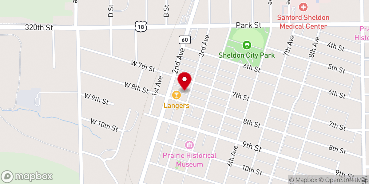 Map showing location of Ministerio Lluvias De Gracia