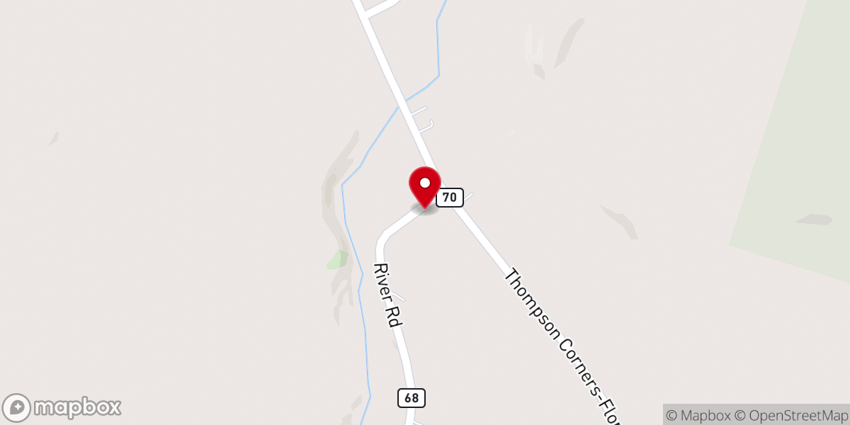 Map showing location of Florence United Methodist Church