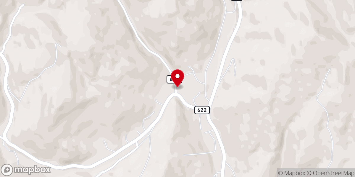 Map showing location of Millers Chapel