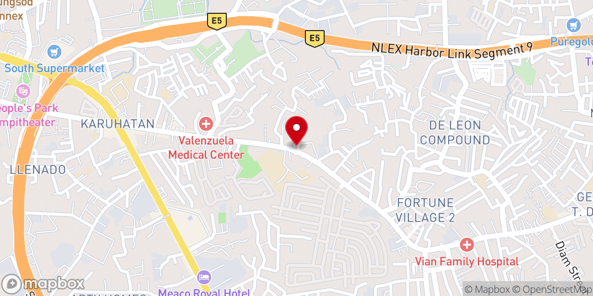 Map showing location of Miracle Life Fellowship Int'l Fortune