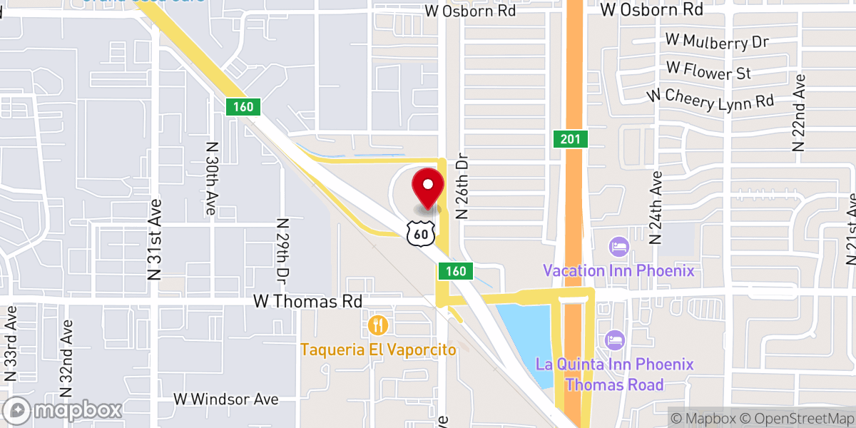 Map showing location of True Vine Church