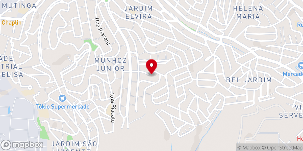 Map showing location of Primeira Igreja Batista em Munhoz Júnior