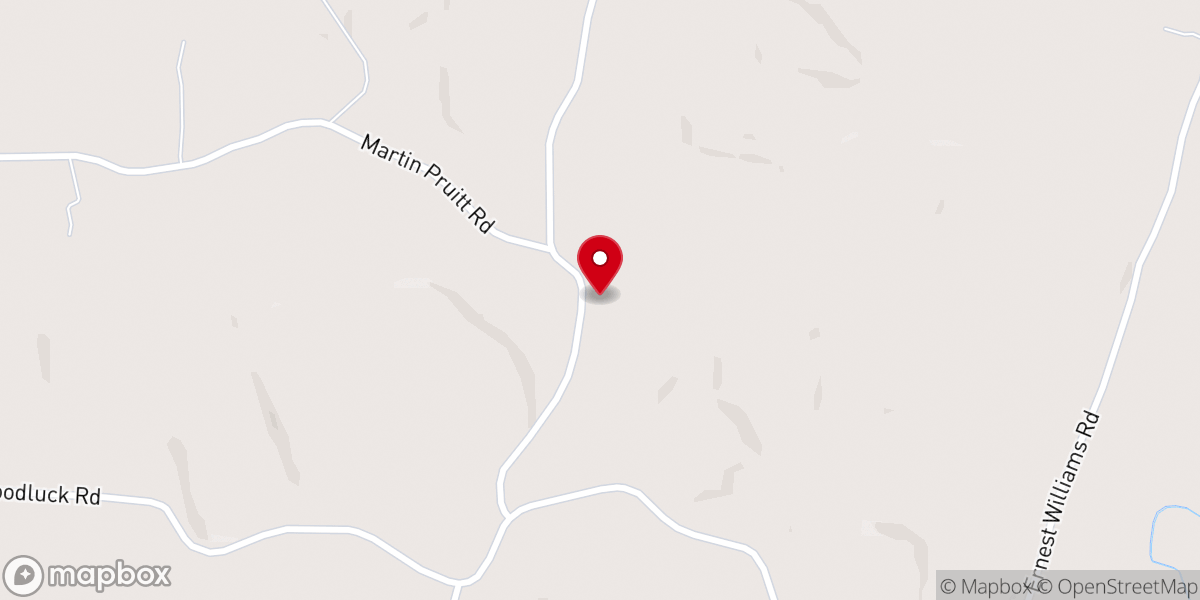 Map showing location of Country Charm Event Barn at Hawkins’ Farms