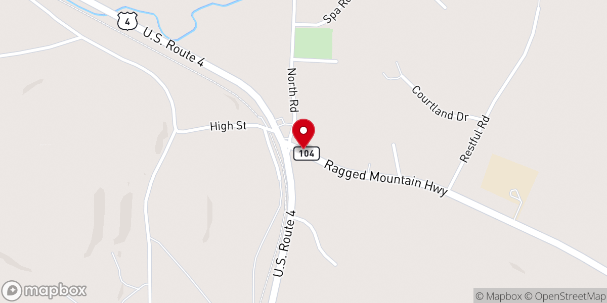 Map showing location of Danbury