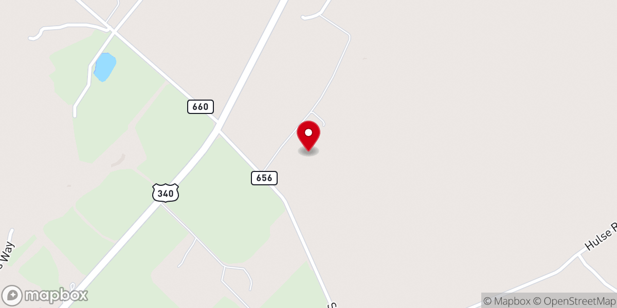 Map showing location of Valley Star Farm