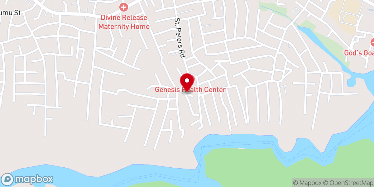 Map showing location of Foursquare Gospel Church Ilufe