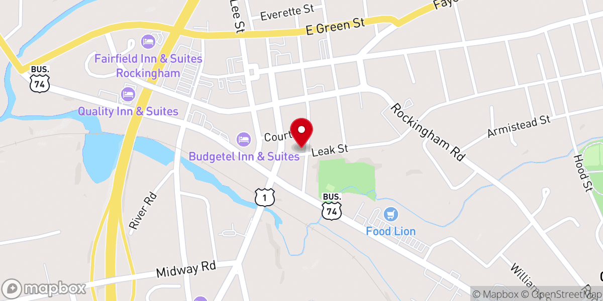 Map showing location of City Light Church
