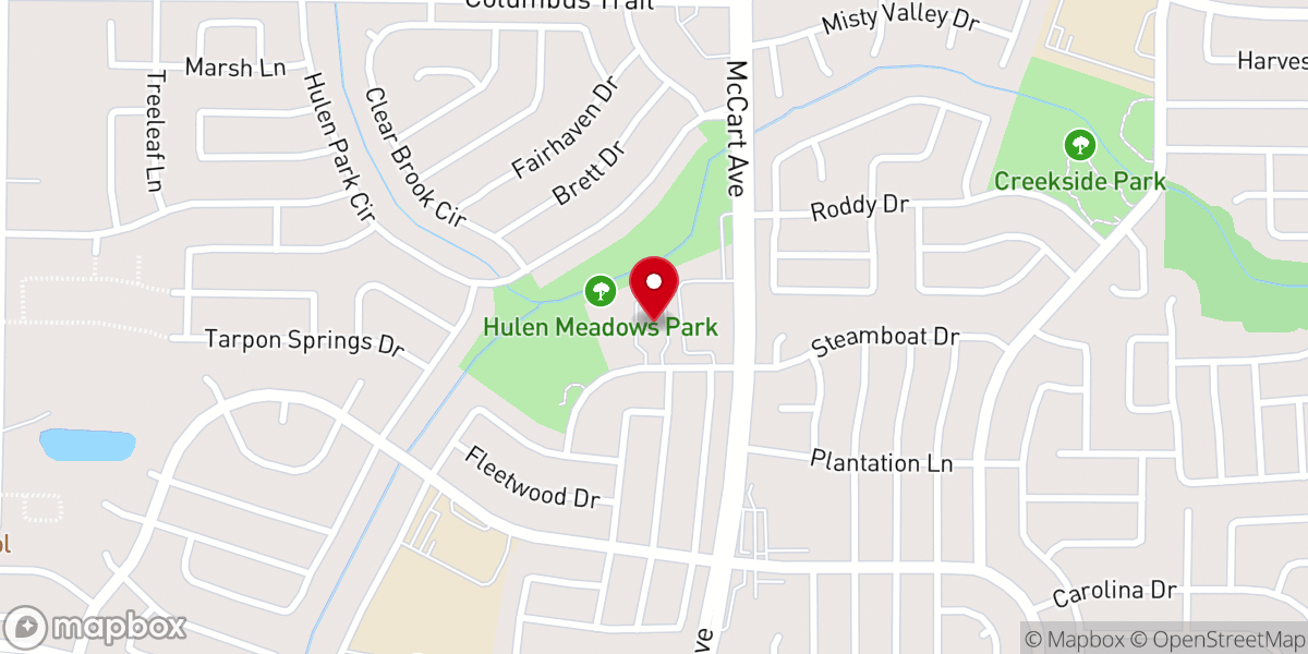 Map showing location of Destiny Church
