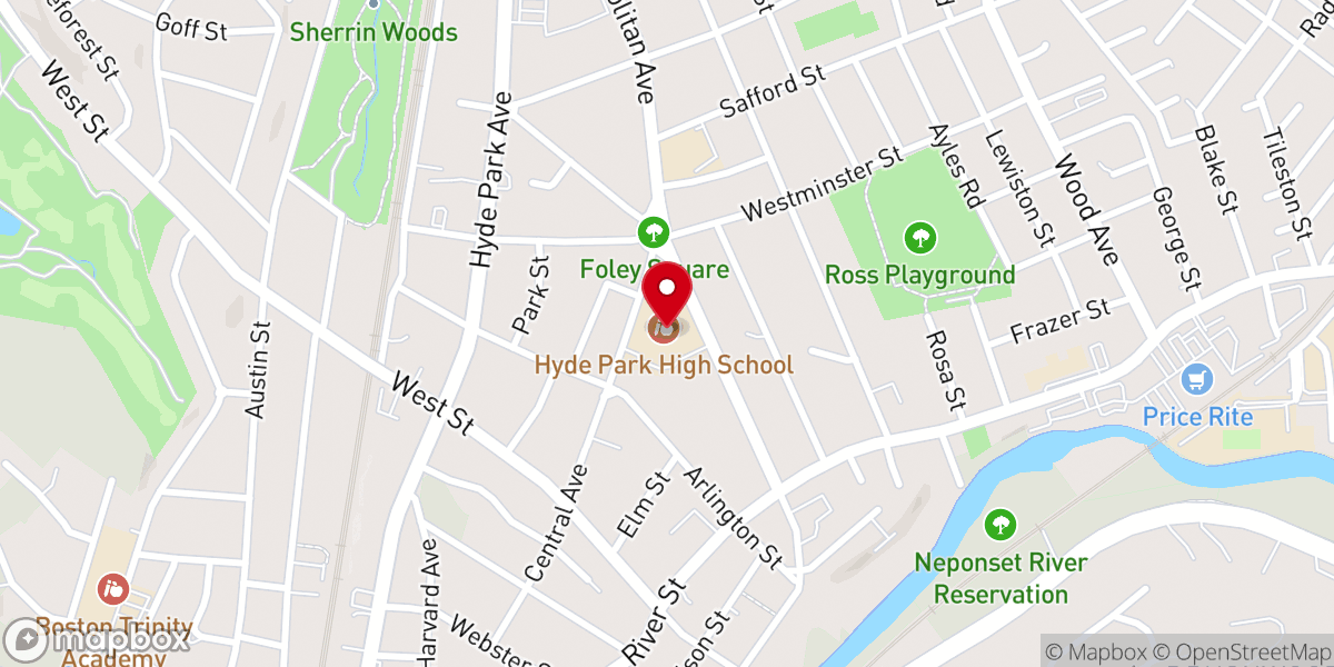 Map showing location of New Inspiration Church