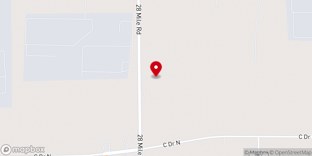 Map showing location of New Hope Worship Center