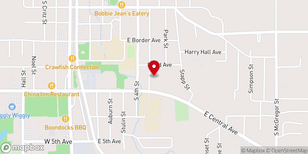 Map showing location of Landmark Memorial Missionary Baptist Church