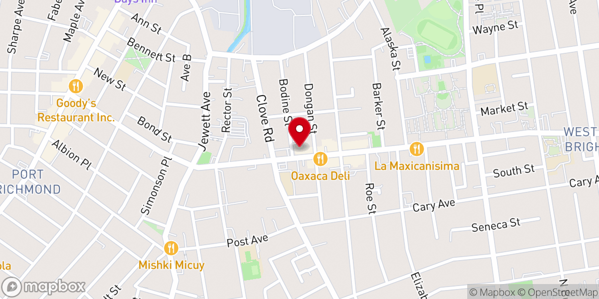 Map showing location of Our Lady of Mount Carmel - Saint Benedicta Roman Catholic Church