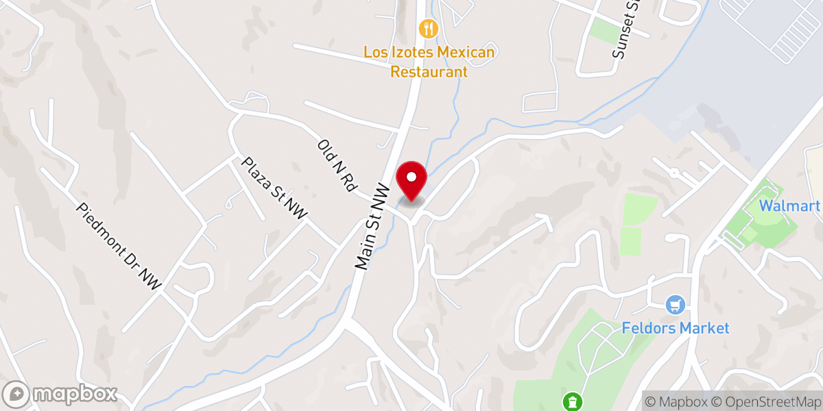 Map showing location of First Advent Christian Church