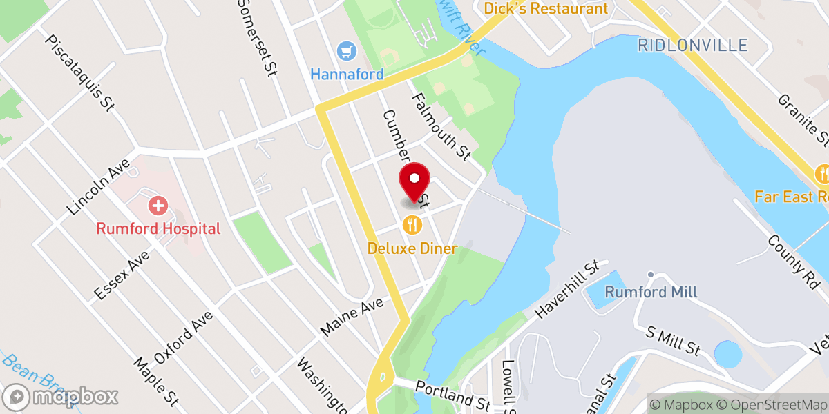Map showing location of His Hands Ministries
