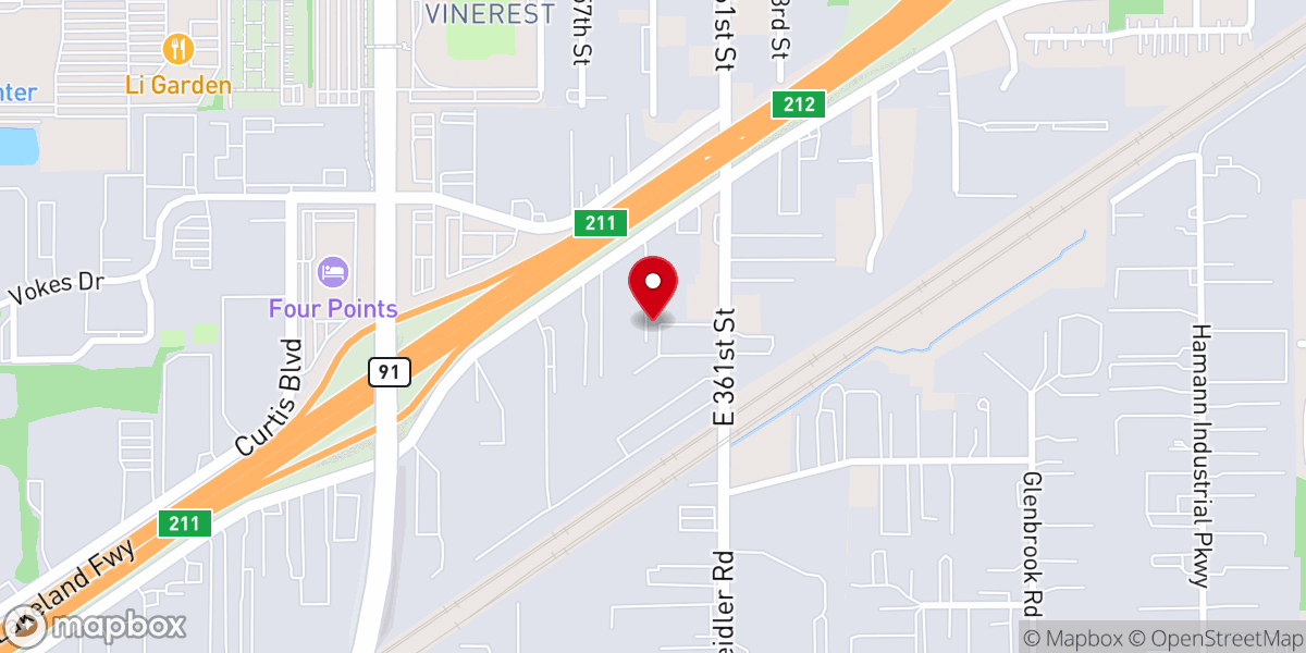 Map showing location of Abundance Ministries