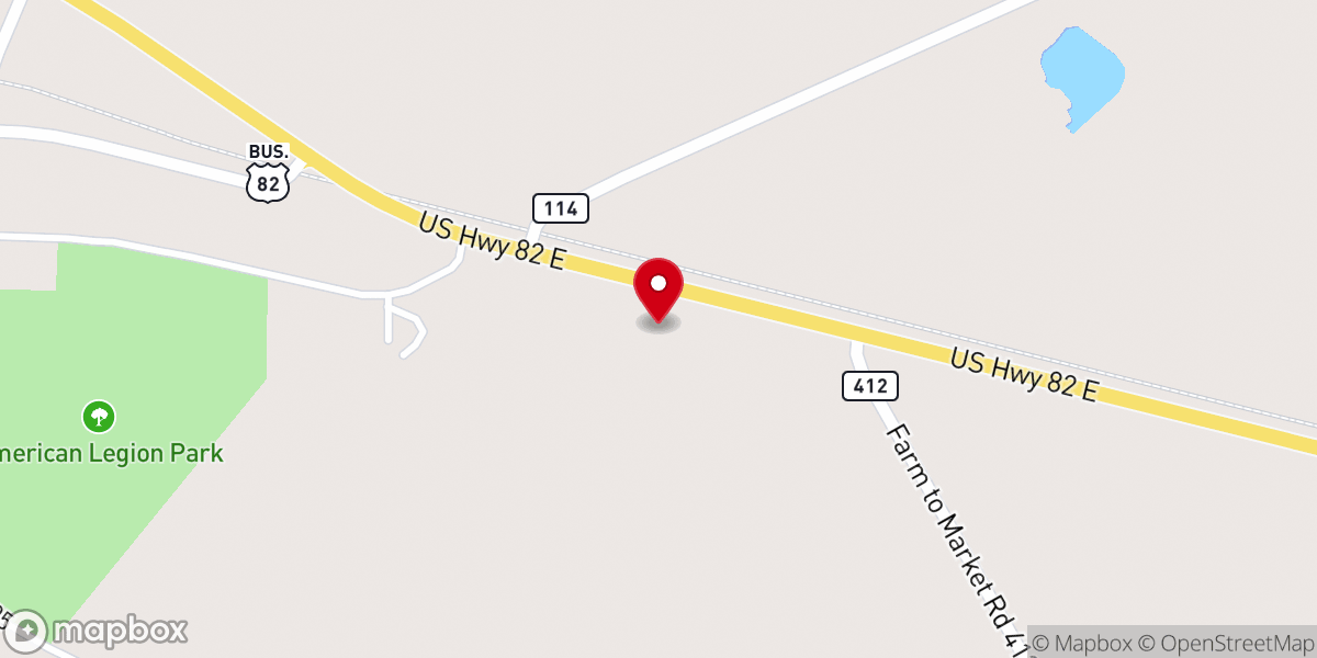Map showing location of Abundant Life Worship Center Assembly of God