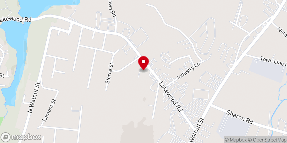 Map showing location of Lighthouse Baptist Church
