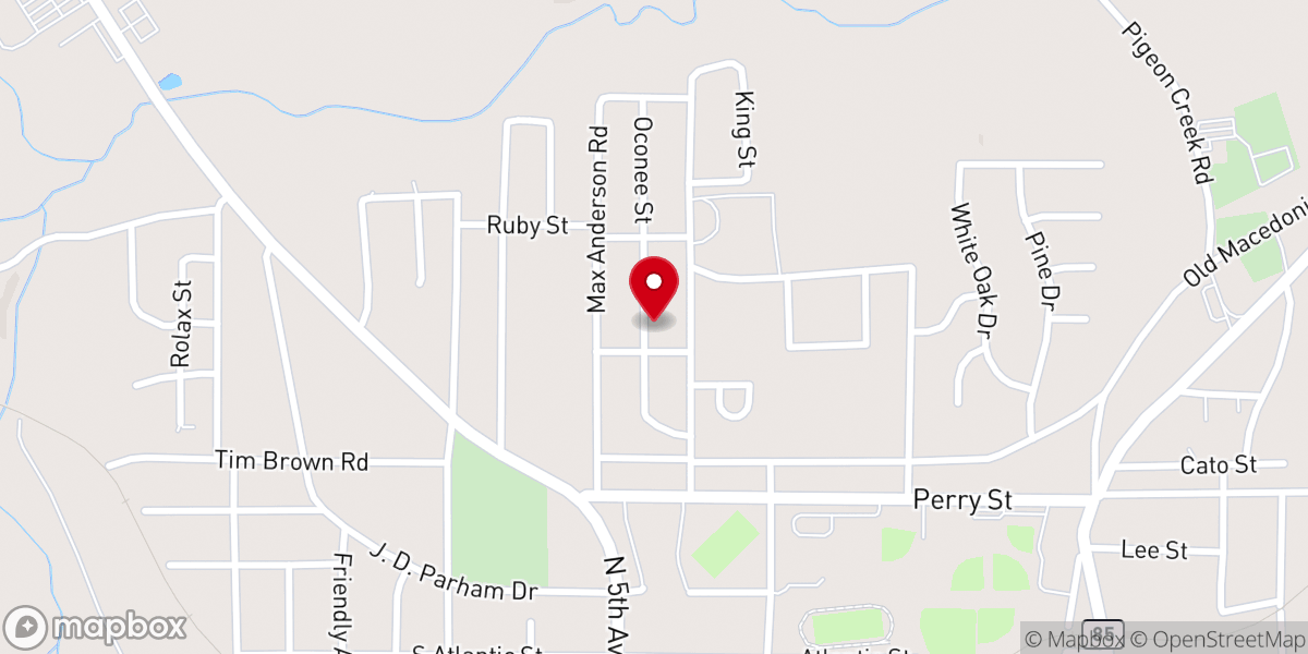 Map showing location of Grace Tabernacle Church of God In Christ