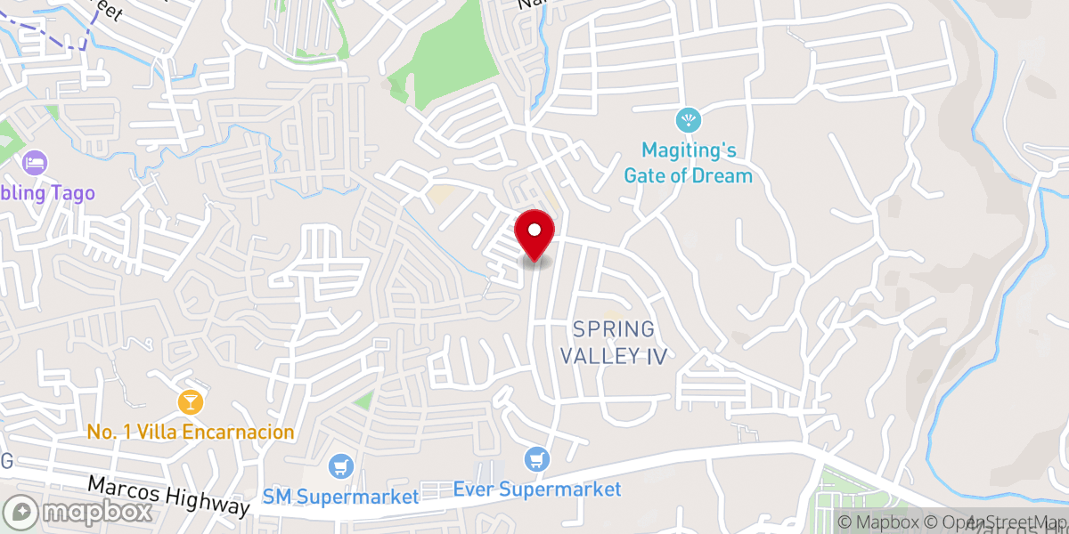 Map showing location of Covenant Baptist Church - Antipolo City