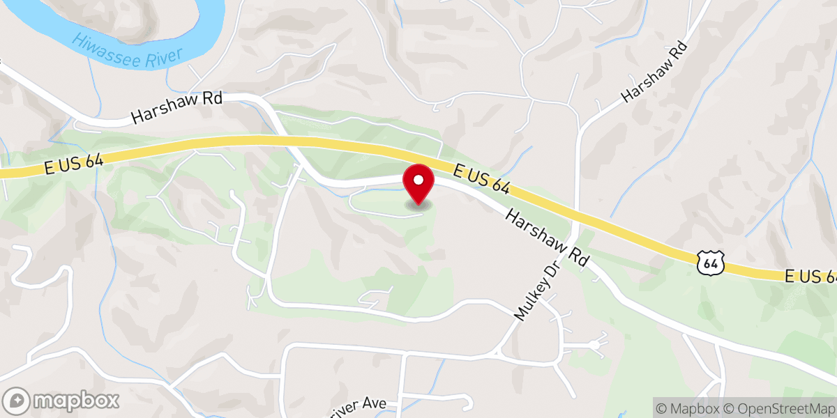 Map showing location of Providence Presbyterian Church