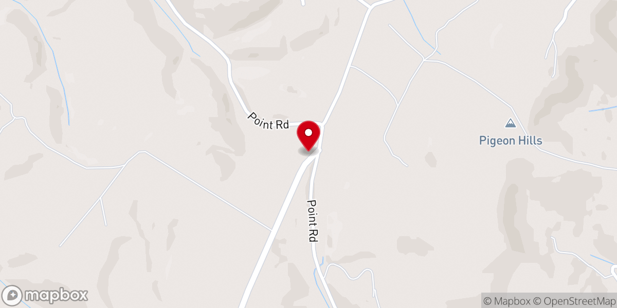 Map showing location of Tulls Hill Bible Church