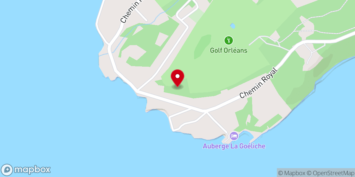 Map showing location of Chapelle anglicane St-Mary's
