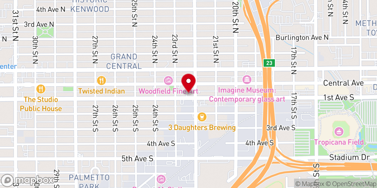 Map showing location of Artisan City Church