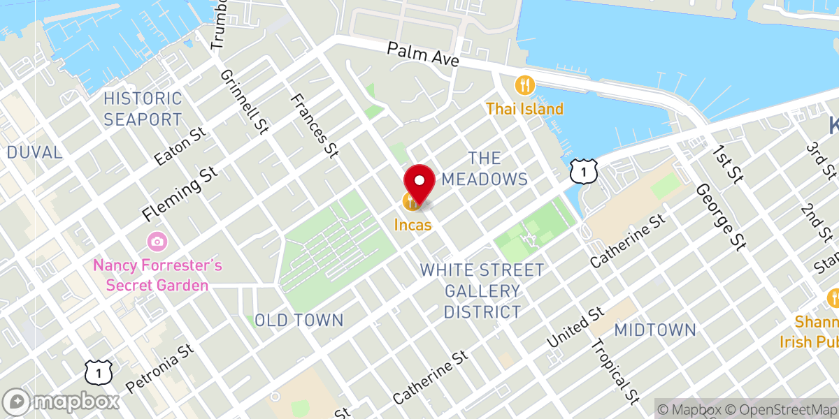 Map showing location of Say Yes In Key West