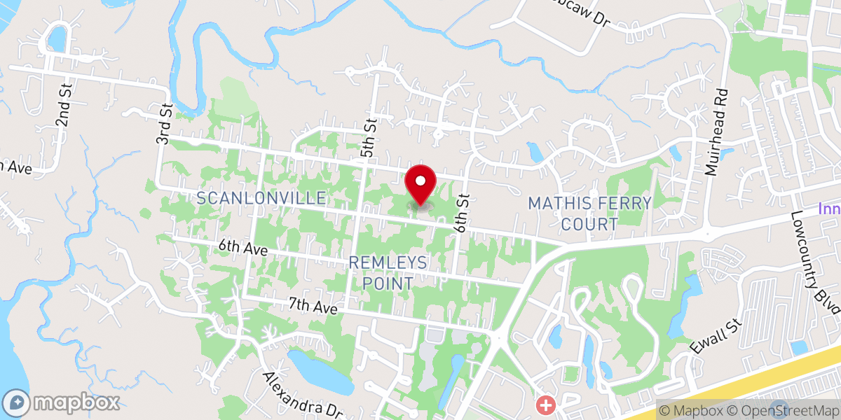 Map showing location of Church of the Atonement