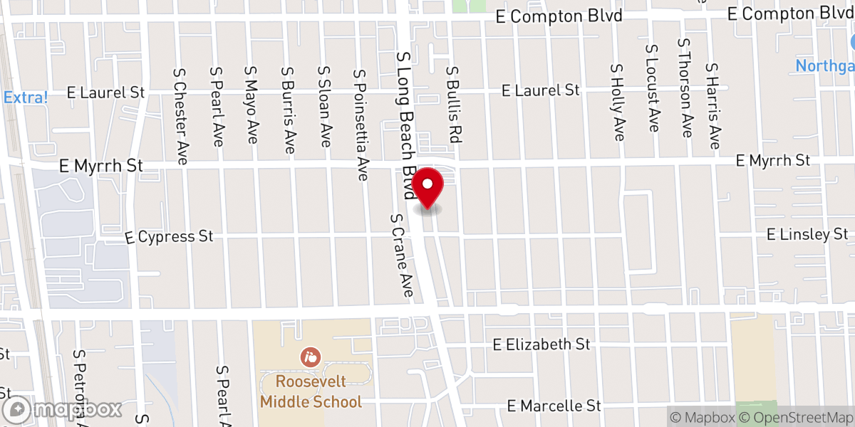 Map showing location of Starlight Church