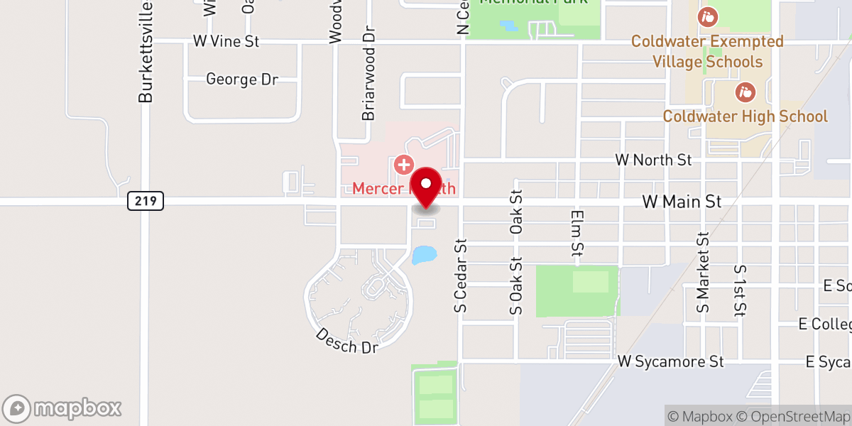 Map showing location of Covenant Community Church