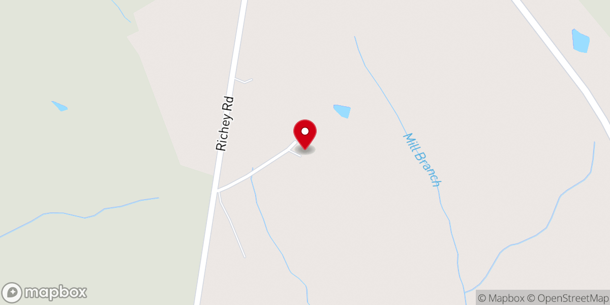 Map showing location of Mt Zion AME Church