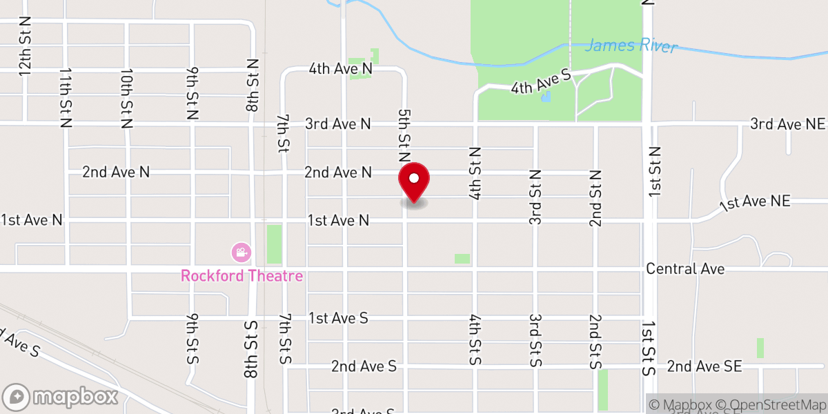 Map showing location of Hunger Free Food Pantry - Food Distribution Center