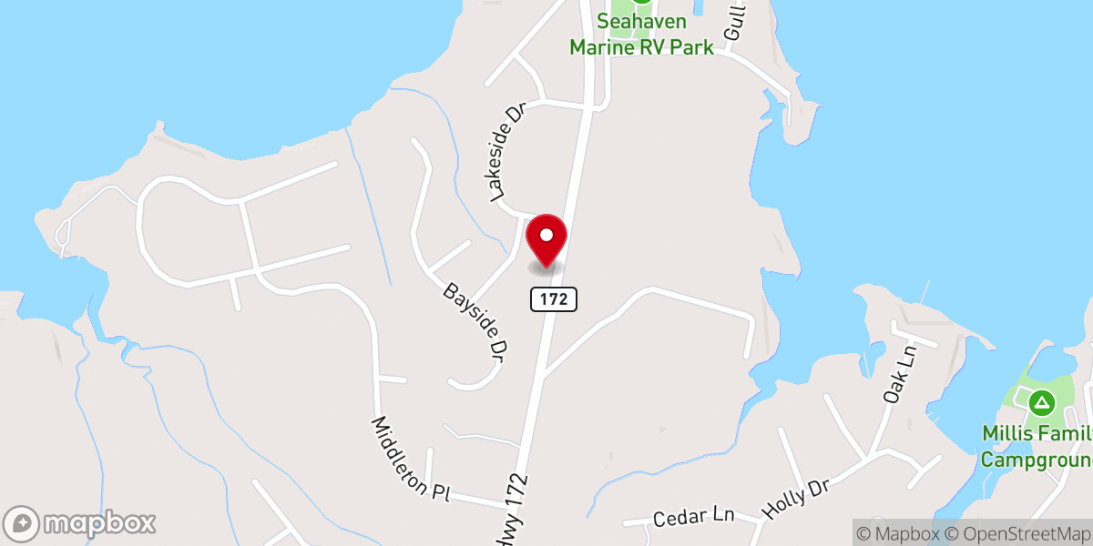 Map showing location of Treehouse Nature School