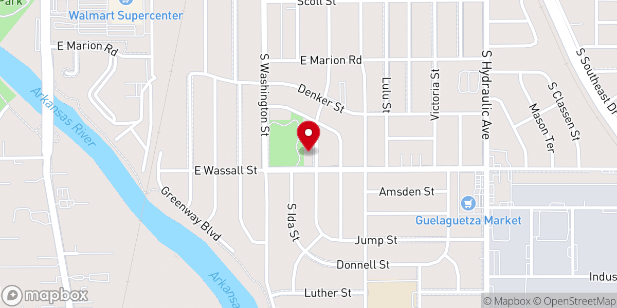 Map showing location of Jubilee Church