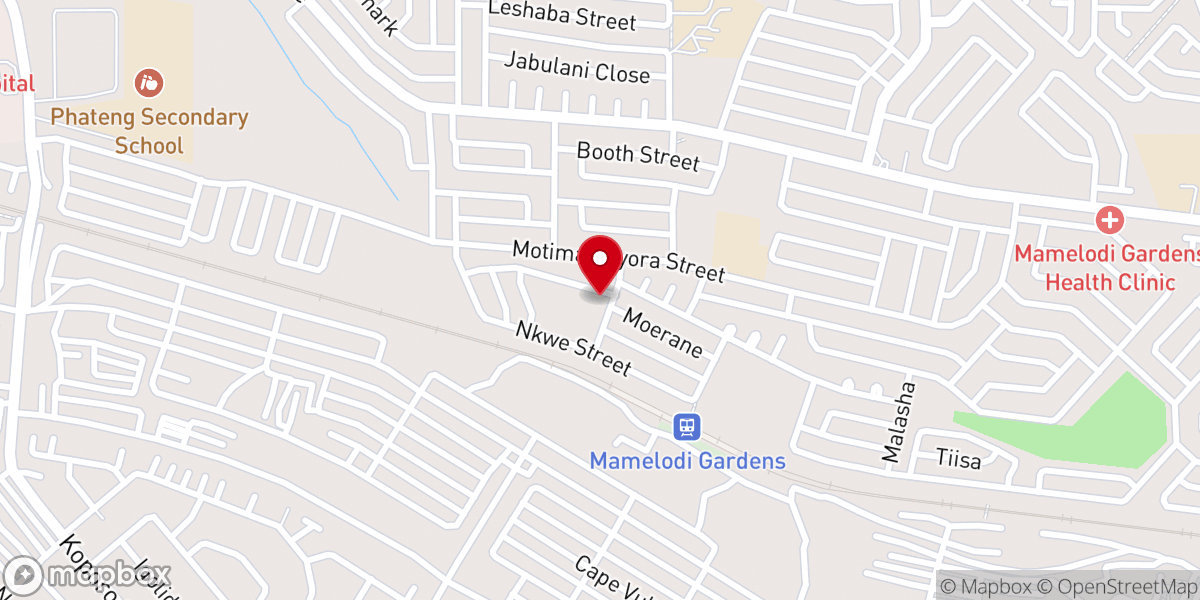 Map showing location of New Apostolic Church, Mamelodi.