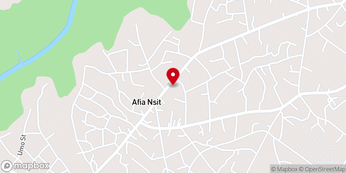 Map showing location of The Redeemed Christian Church of God