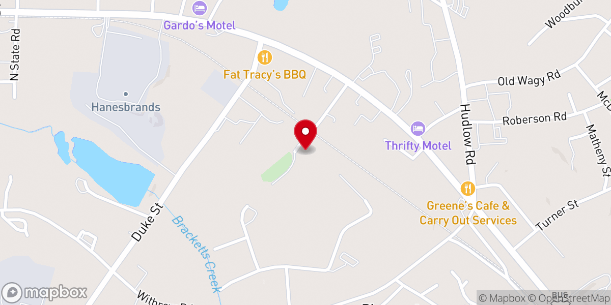 Map showing location of Wells Spring United Methodist