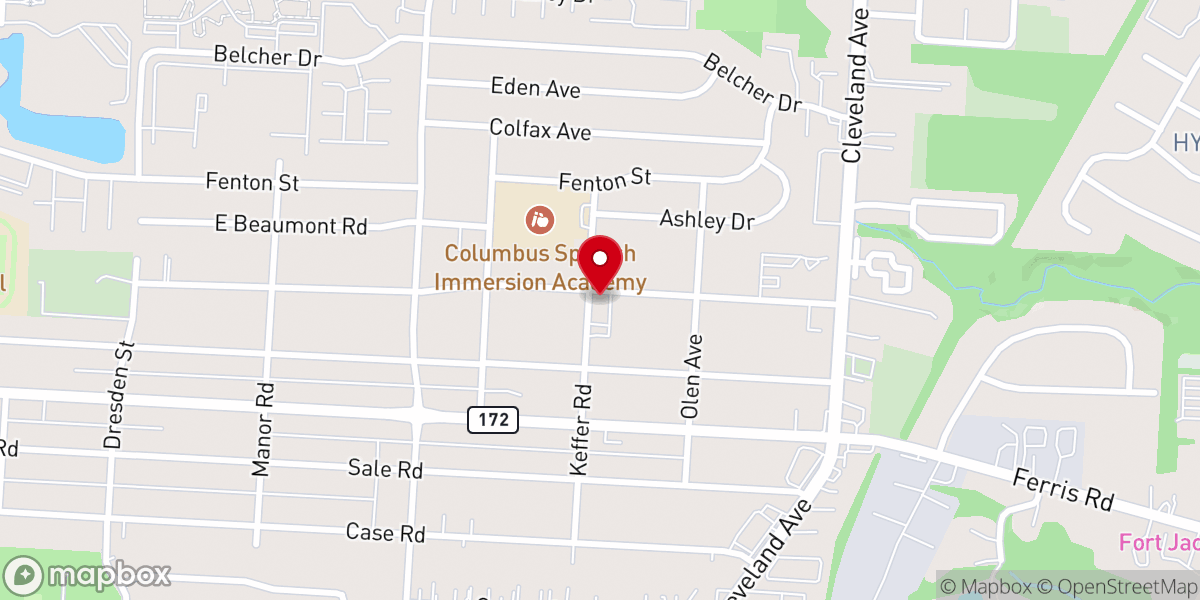 Map showing location of Apostolic Light House Temple