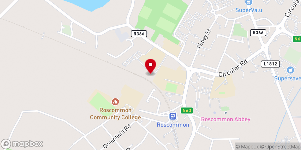 Map showing location of Intreo Centre