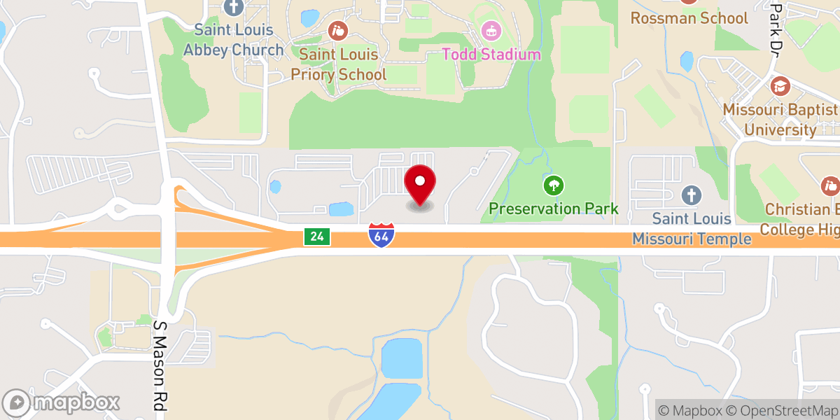 Map showing location of Missouri District-The Lutheran Church
