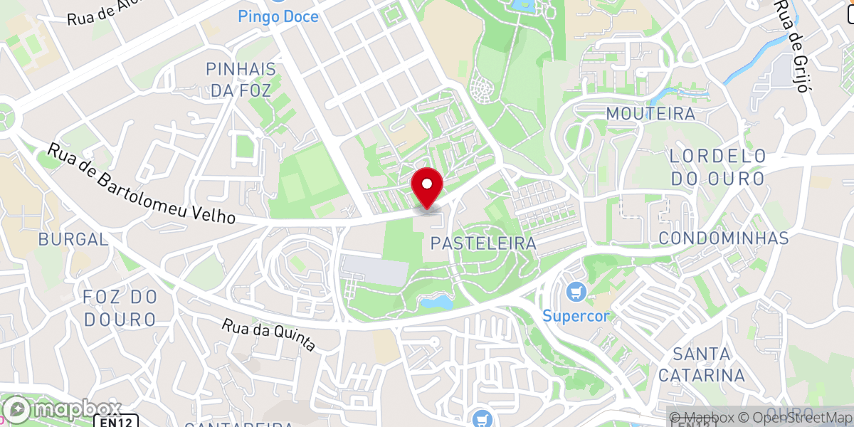 Map showing location of Igreja de Nossa Senhora da Ajuda