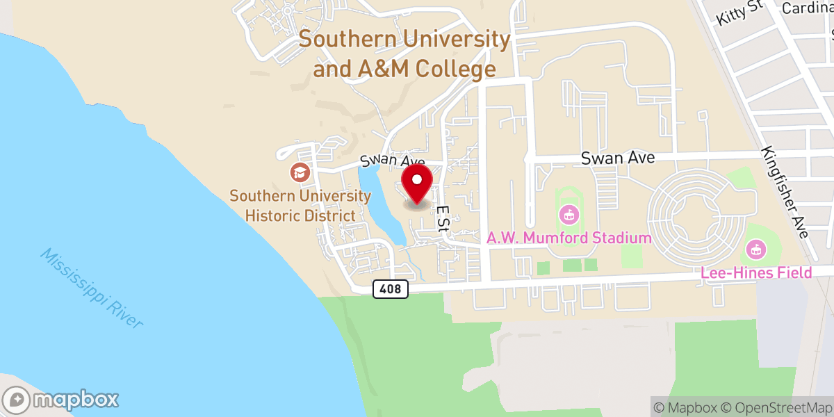 Map showing location of Smith-Brown Memorial Union