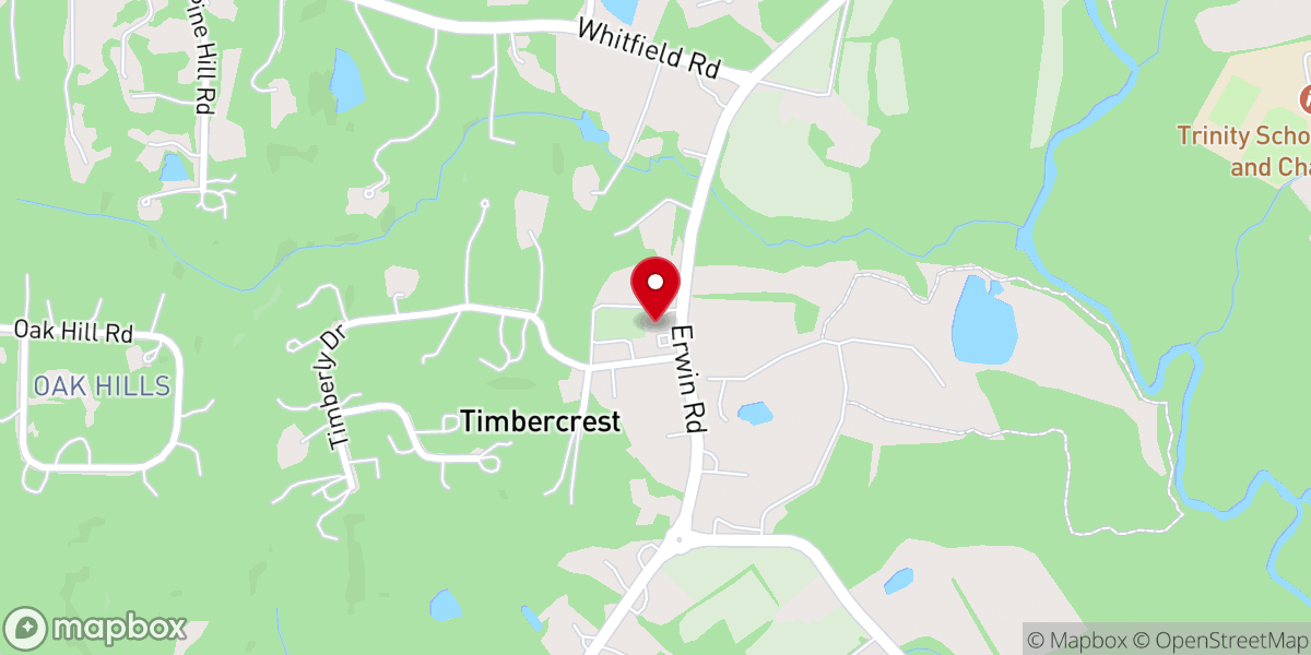 Map showing location of MT. Moriah Baptist Church