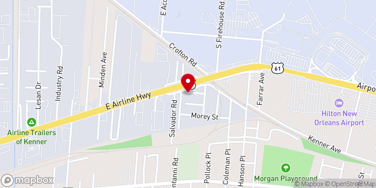 Map showing location of St Michael Baptist Church